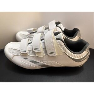 Tommaso Women's Eur 39 US 10.5 Pista 100 Cycling Shoes White Silver!